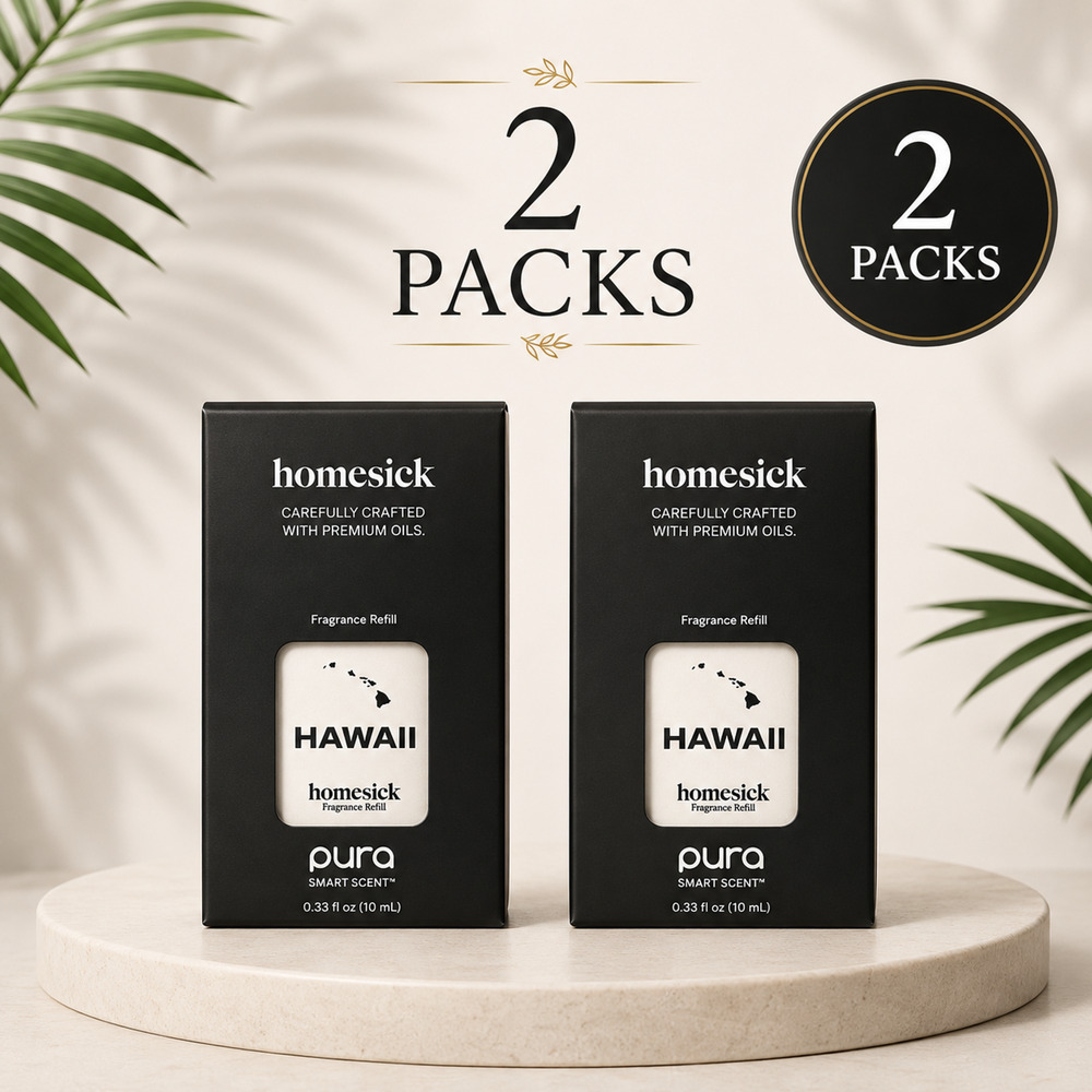 Pura Homesick Hawaii Fragrance Refill 2 Pack Smart Scent Oil 10mL Genuine